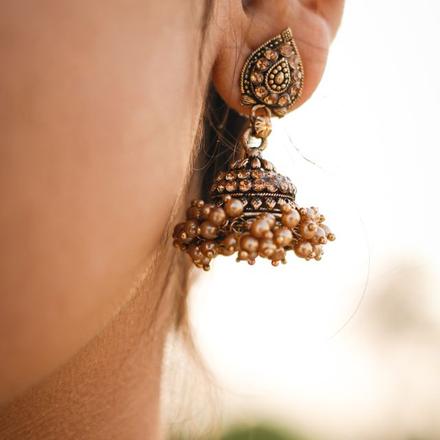 Silver earrings